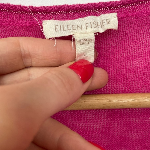 Eileen Fisher 100% linen top - Picture 4 of 4